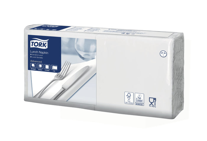 Tork® Lunch Napkin White 2ply