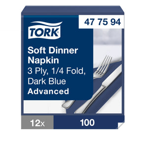 Tork® Dinner Napkin Midnight Blue 3ply