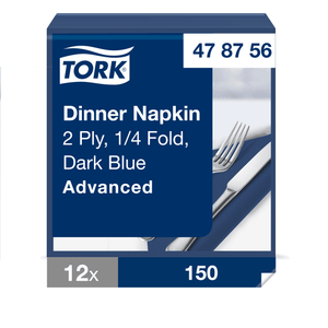 Tork® Dinner Napkin Dark Blue 2ply