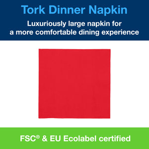 Tork® Dinner Napkin Red 2ply