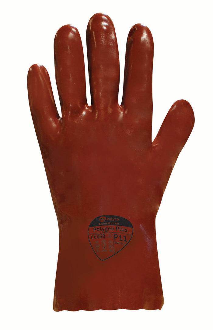 Red PVC Chemical Resistant Gauntlet