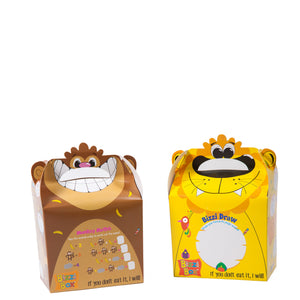Kids Zoo Lion & Monkey Meal Boxes