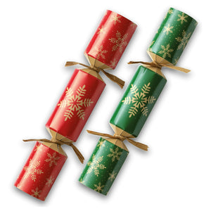 Tom Smith 9" Standard Red & Green Snowflake Crackers - SOLD OUT
