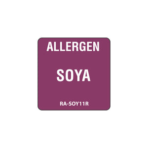 Soya Allergen Warning Label